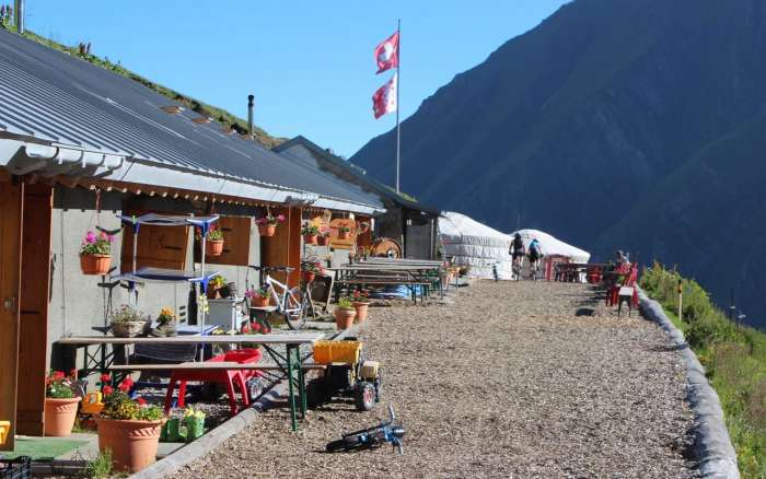 Swiss huts